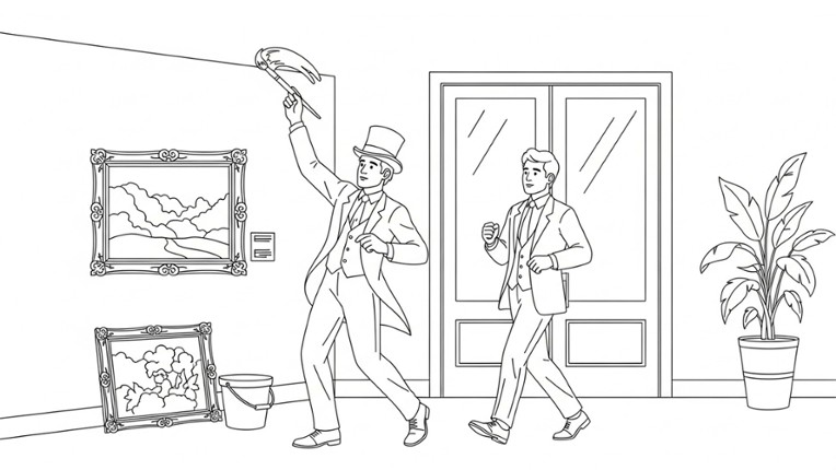 100 Cats Lost in Modern Art Mayhem Image