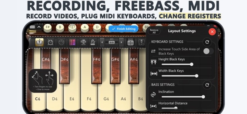 Accordion Piano Cassoto screenshot