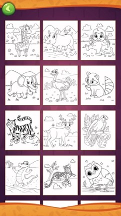 Animals Coloring Book for Creative Kids screenshot