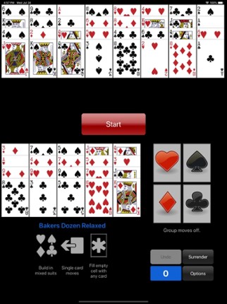 Baker's Dozen Solitaire Image