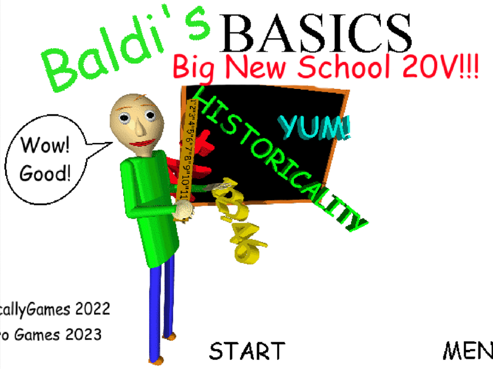 Games like Baldi's Basics Big New School 20V