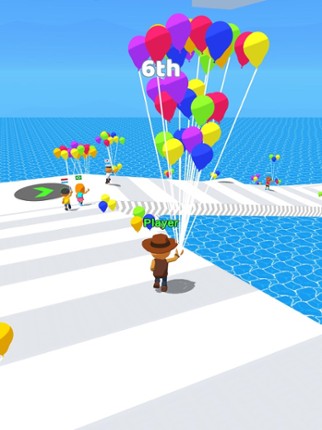 Balloon Race 3D! screenshot