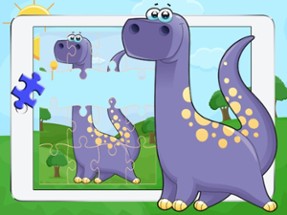 Dinosaur Jigsaws Puzzle Activities for Preschool Image