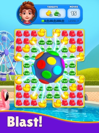 Funtown - Theme Park Match 3 Image