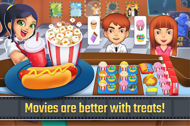 My Cine Treats Shop: Food Game screenshot