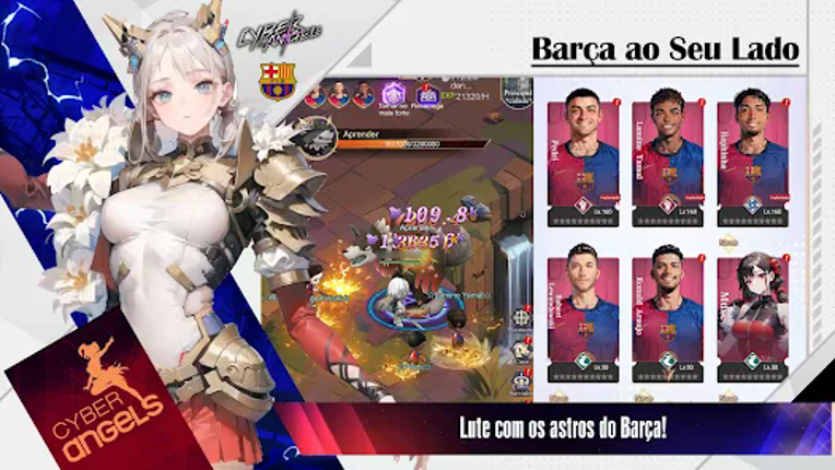 Cyber Angels: Barça e heroínas screenshot