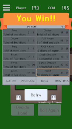 Yacht Dice Online screenshot