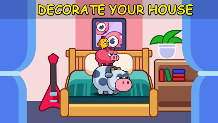 Farm Island - Cow Pig Chicken Image