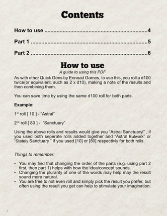 Quick Generator Residence type Image
