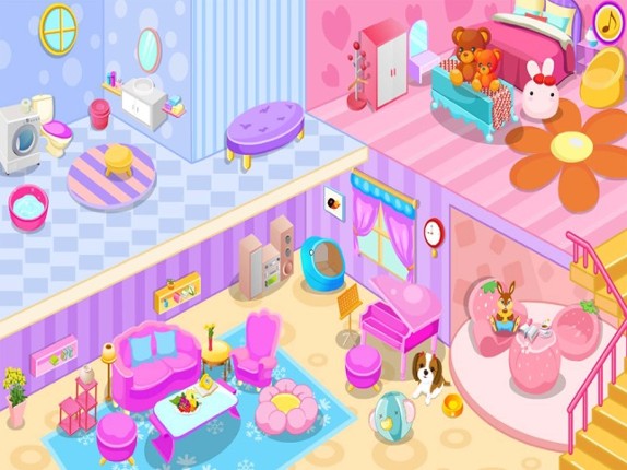 Interior home decoration game screenshot