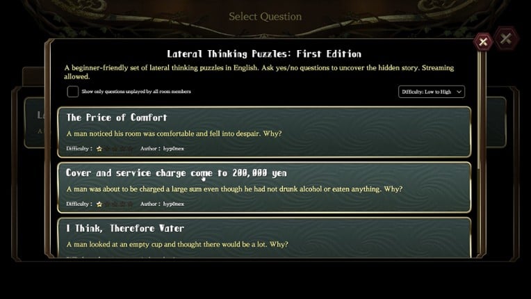 Lateral Thinking Together screenshot