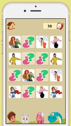 Memory game of top models - Games for brain training for children and adults screenshot