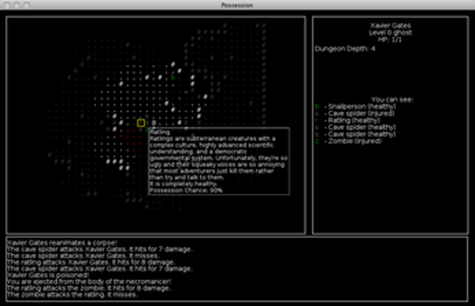 Possession: Escape from the Nether Regions (Gamejam version) screenshot