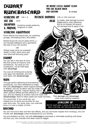 Six Little Classes for The Black Hack second edition screenshot