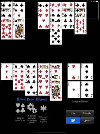 Baker's Dozen Solitaire screenshot