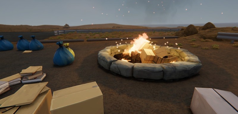 Fire Pit: Throw Things Into The Fire Image
