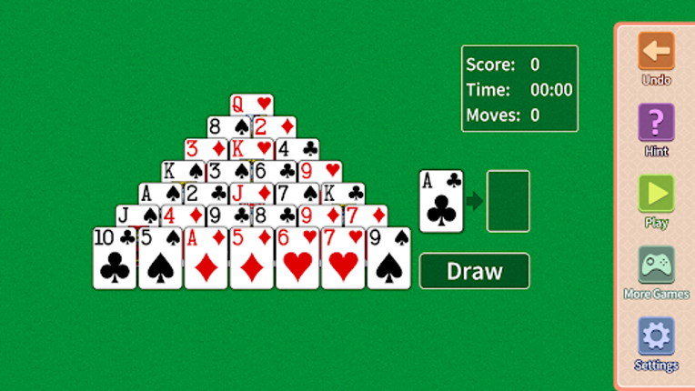 Pyramid Solitaire 3 in 1 screenshot