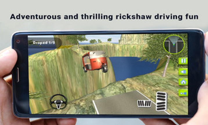 Off Road Rickshaw Hill Adventure Image