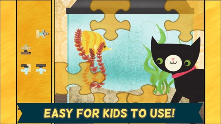 Pet Games for Kids: Cute Cat, Dog, and Fun Animal Puzzles Image