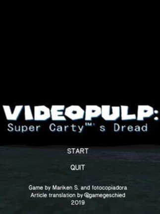 Videopulp: Super Carty's Dread Image