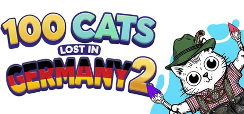 100 Cats Lost in Germany 2 Find & Color Image