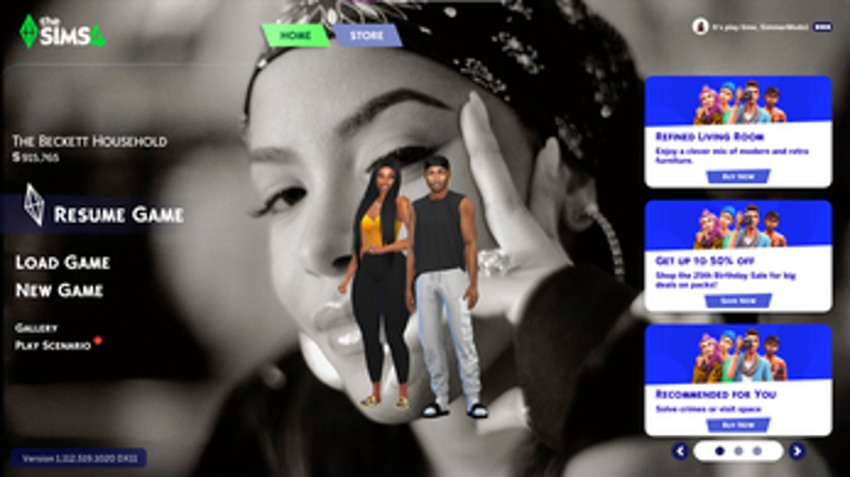 Aaliyah Main Menu Image