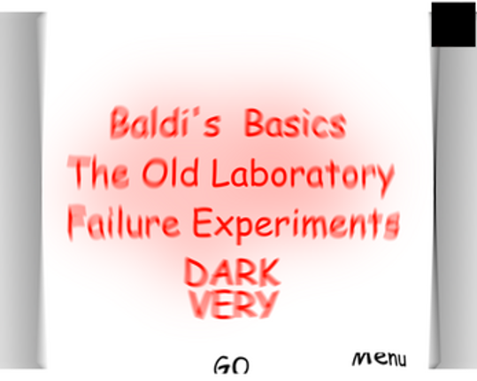 Baldi's Basics The Old Laboratory Dark Image
