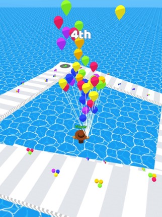 Balloon Race 3D! screenshot