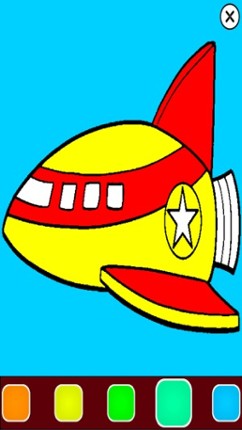 Cute Car Trucks Coloring Book Game screenshot