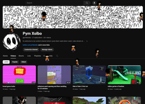 DesktopTale VICTIM Custom Character Image