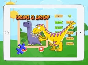 Dinosaur Jigsaws Puzzle Activities for Preschool Image