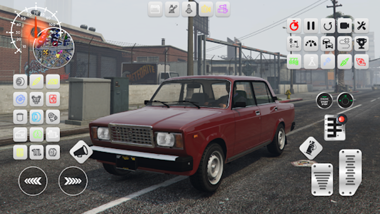 Lada 2107 Tuning Russian City Image