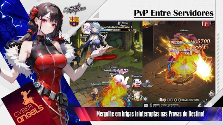 Cyber Angels: Barça e heroínas screenshot