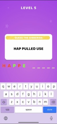 Guess The Words! screenshot