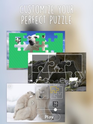 Jigsaw Wonder Polar Bear Puzzles for Kids Free screenshot