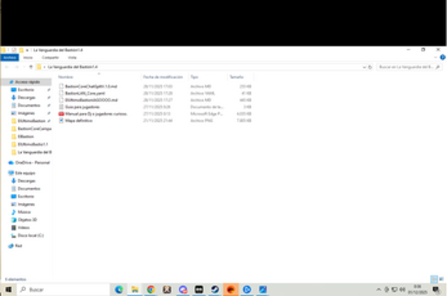 La Vanguardia del Bastión. el pionero juego de rol IAFRIENDLY screenshot