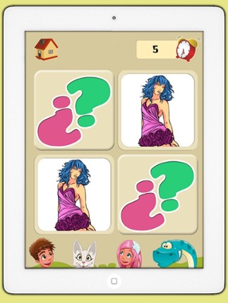 Memory game of top models - Games for brain training for children and adults screenshot