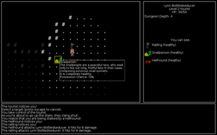 Possession: Escape from the Nether Regions (Gamejam version) screenshot