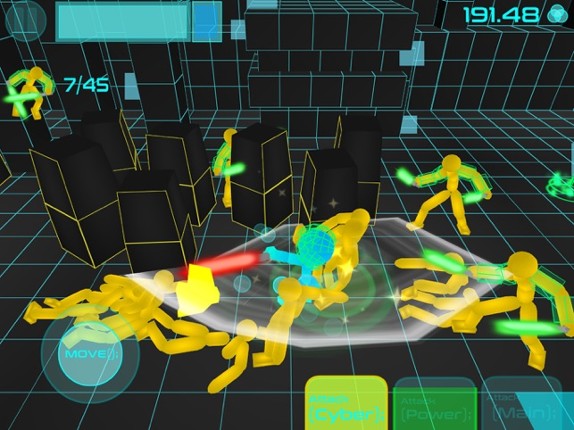 Stickman Neon: Sword Fighting screenshot