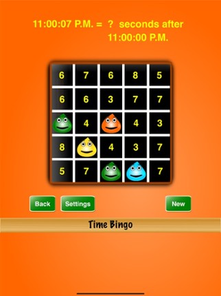 Time Bingo screenshot
