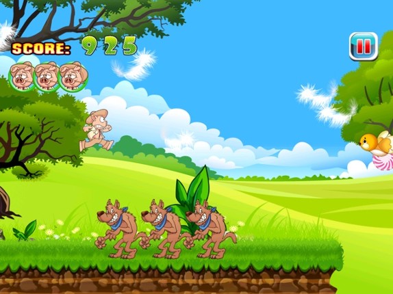 3 little pigs Run : Three Piggies Vs Big Bad Wolf Image