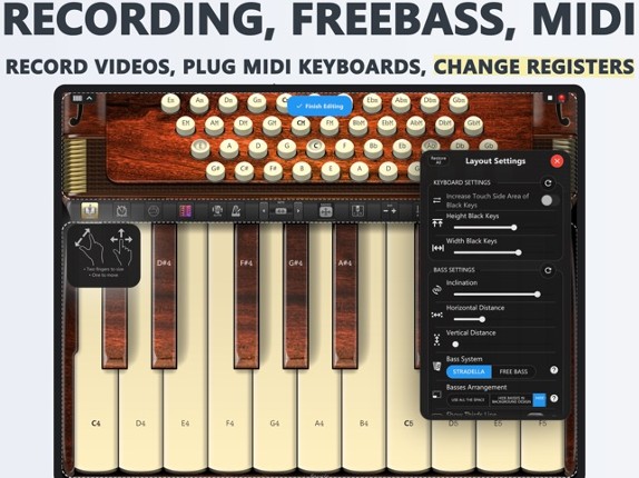 Accordion Piano Cassoto screenshot