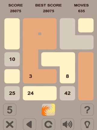 Blocks Numbers Puzzle screenshot