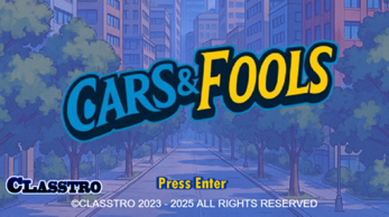 Cars & Fools (Classtro G2 Game) screenshot