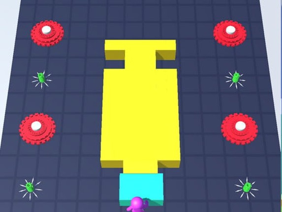 Color Cubes Saw 3D Image