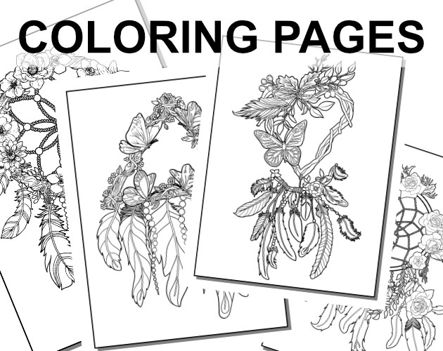 Games like Coloring pages dreamcatcher