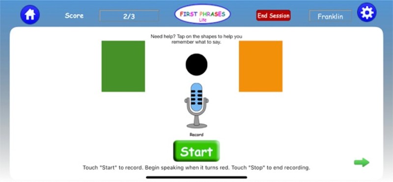 First Phrases HD Lite screenshot