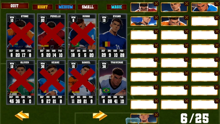 FootBall Card Battle screenshot