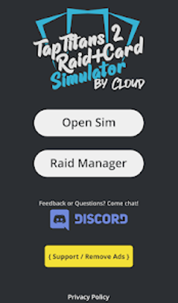 TT2 Raid Optimizer screenshot