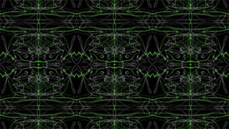 Green & Grey Abstract Fractal HD Wallpaper ~ Liquid Light Series #8 screenshot